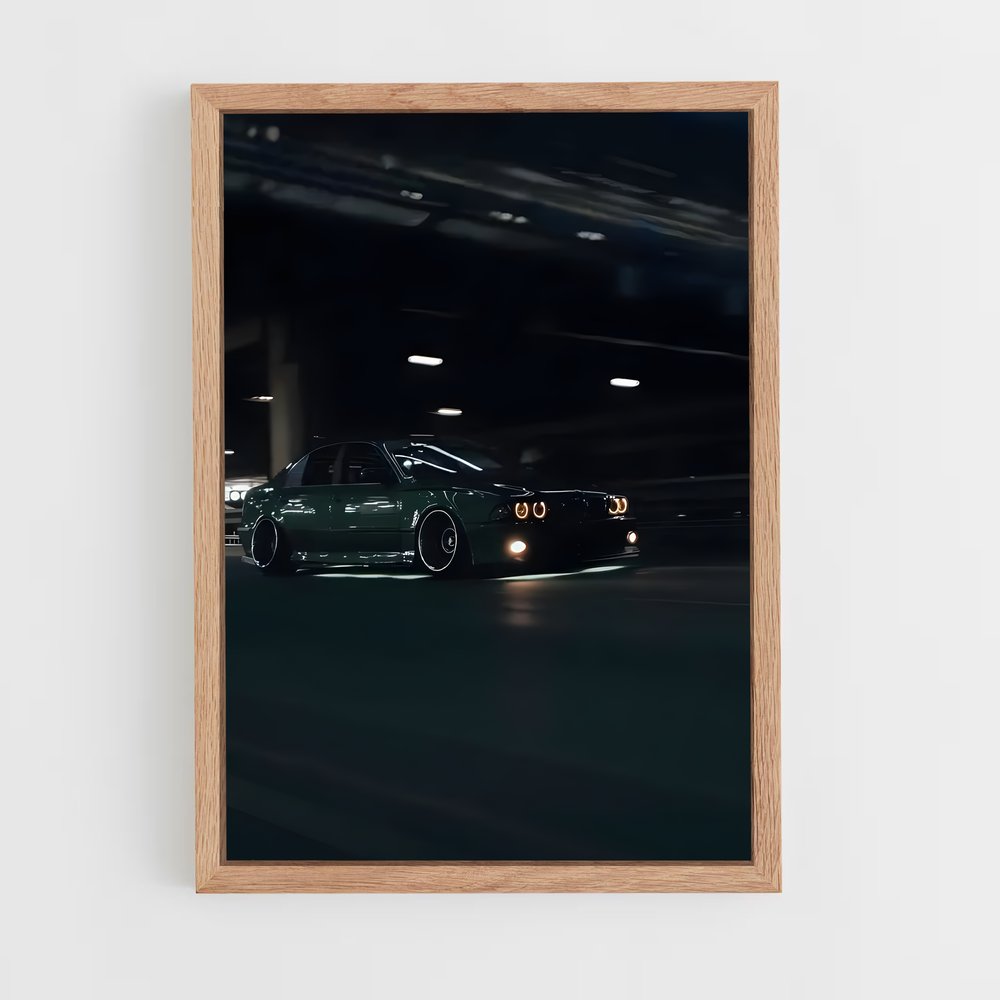 Poster Tunnel Vert – affiche BMW (vue 4)